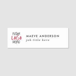 Anpassningsbar Logotyp Stickers | Affärsgren Namnbricka