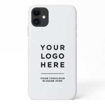 Anpassningsbar Logotyp Text Apple iphone case Inge