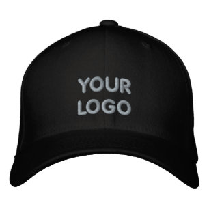 Anpassningsbar Logotyp / Text - Elegant Personlig Broderad Keps