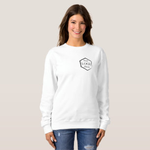 Anpassningsbar Logotyp White Business Employee Com T Shirt