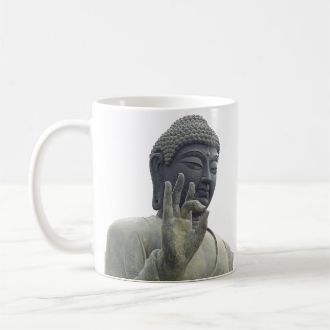 Anpassningsbar Lookins Bra Buddha Kaffemugg (Vänster)