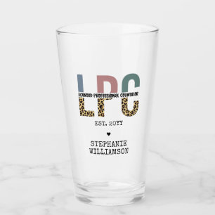 Anpassningsbar LPC-licensierad Professionell Couns Glaskopp