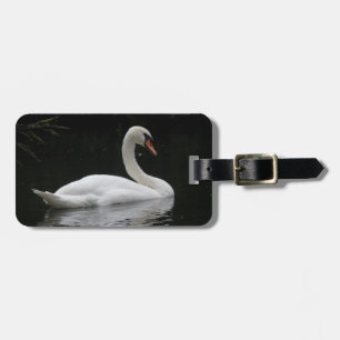 Anpassningsbar Luggage Tag- för Gracval White Svan Bagagebricka