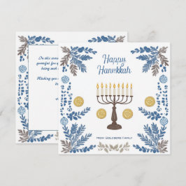 Anpassningsbar Luminösa traditioner: Vattenfärg Julkort