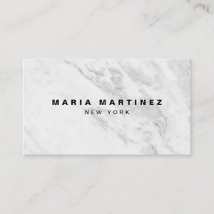 Anpassningsbar Luxury Boutique Grått Marble Visitkort
