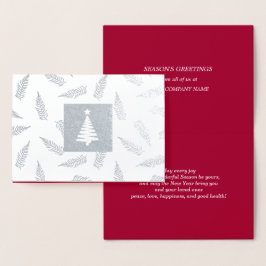 Anpassningsbar Luxury för hälsningar Folierat Kort