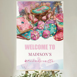 Anpassningsbar Luxury Las Vegas Bachelorette Välko Poster