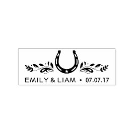 Anpassningsbar Lycka till bröllopsstämpel Stämpel