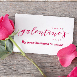 Anpassningsbar Lycklig Galentines Day Quote Typogr Stämpel