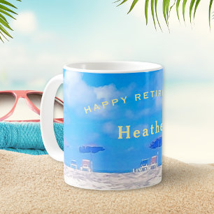 Anpassningsbar Lycklig Pension Gift Kaffemugg