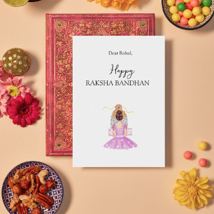 anpassningsbar, lycklig rakhi, rakshabhan,festival julkort
