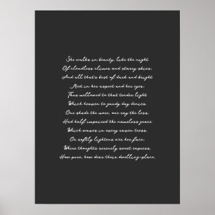 Anpassningsbar Lyrics Print, Sång Lyrics Art Poste Poster