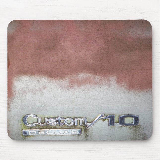 anpassningsbar lyxie rosa och vit musmatta (Framsidan)