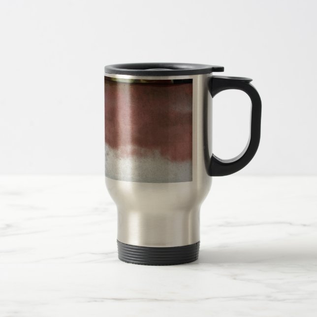 anpassningsbar lyxie rosa och vit resemugg (Höger)