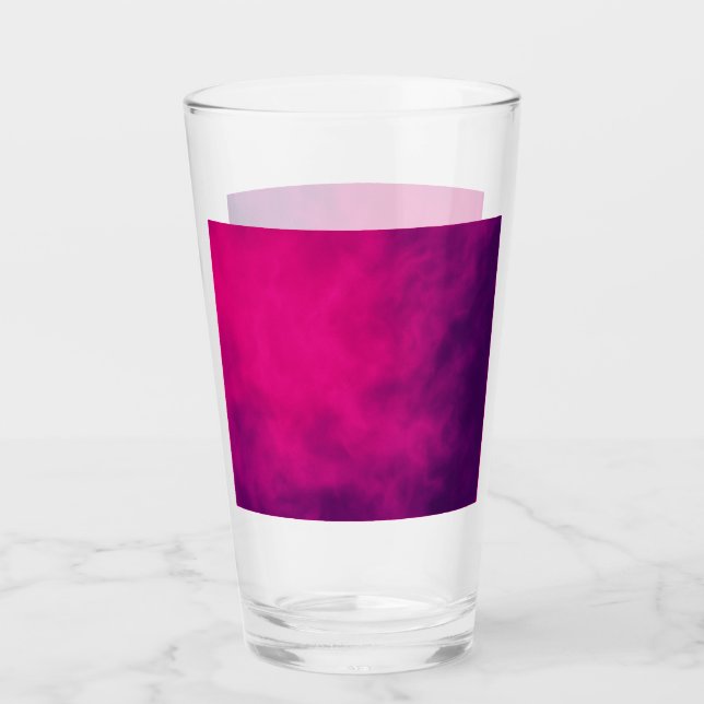 Anpassningsbar Magenta Glass Kopp (Framsida)