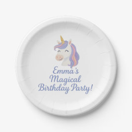 Anpassningsbar Magic Fantasy Unicorn Birthday Tall