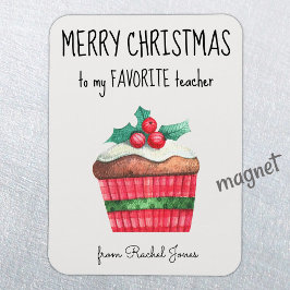 Anpassningsbar Magnet Favorite Teacher God jul
