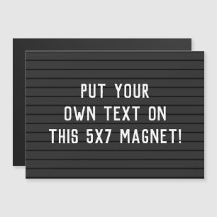 ANPASSNINGSBAR MAGNET - lägg till text eller medd