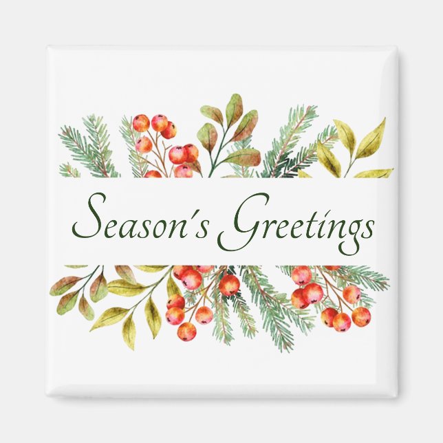 Anpassningsbar magnet med botanisk banner (Framsidan)