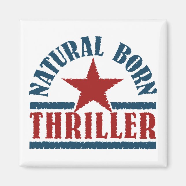 Anpassningsbar magnet Natural Born Thriller (Framsidan)
