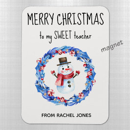 Anpassningsbar Magnet Sweet Teacher God jul
