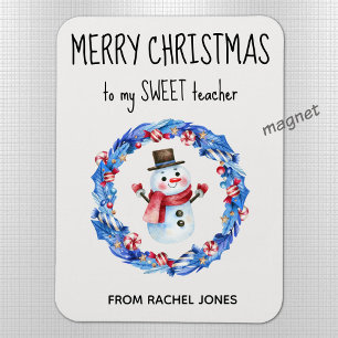 Anpassningsbar Magnet Sweet Teacher God jul