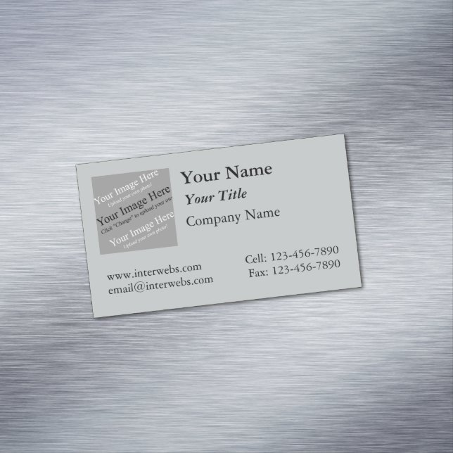 Anpassningsbar Magnetiskt Affärskort i kvadratisk  Magnetiska Visitkort (In Situ)