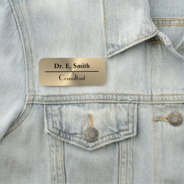 Anpassningsbar Magnetiskt Märkre Doktor Namn plåt Namnbricka (På plats)