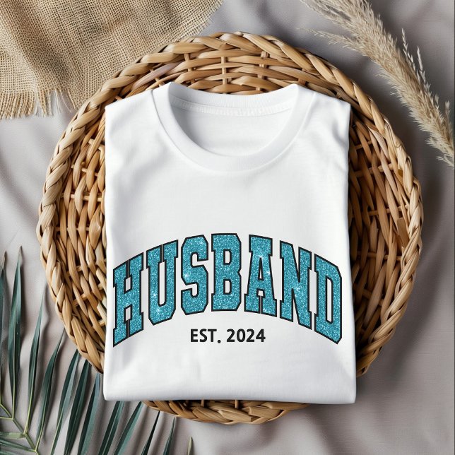 Anpassningsbar Make Shirt, Far dag eller födelseda T Shirt (custom husband shirt, personalized hubby shirt, glitter husband shirt, Father’s Day gift, husband )