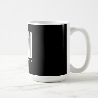 Anpassningsbar Make Text Anpassa svart Herrkläder Kaffemugg