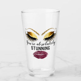 Anpassningsbar Makeup Artist Eyelash Extension Gul Glaskopp