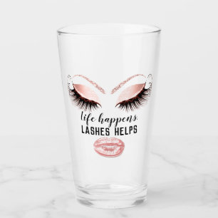 Anpassningsbar Makeup Artist Eyelash Extension Ros Glaskopp