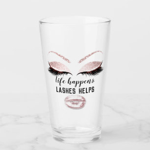 Anpassningsbar Makeup Artist Eyelash Extension Ros Glaskopp