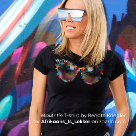 Anpassningsbar MAL ANTIE/Crazy Moster Afrikaren Hu T Shirt