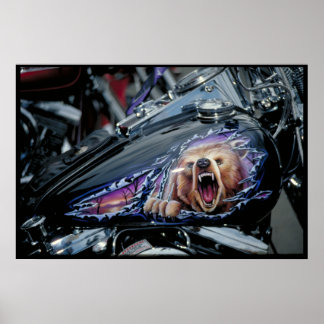 Anpassningsbar målad tank South Dakota Poster