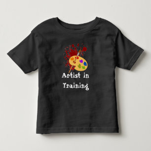 Anpassningsbar målare utskrift småbarn t-shirt