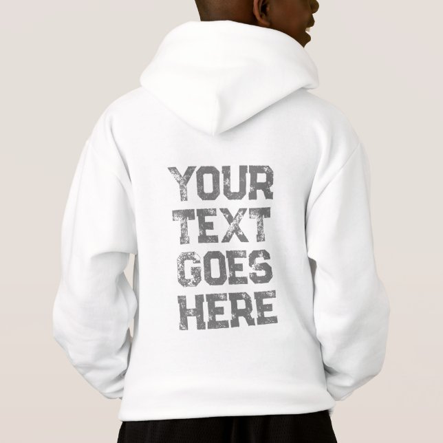 Anpassningsbar mall för pojkar modern bakre tryck t shirt (Baksida)