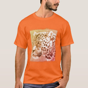 Anpassningsbar Mallen Leopard Head Manar Athletic  T Shirt