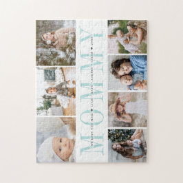 Anpassningsbar Mamma 7 Foto Kids Collage Pussel