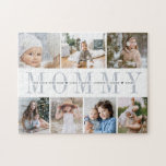 Anpassningsbar Mamma 7 Foto Kids Collage Pussel<br><div class="desc">Ge ett älskat mamma med detta unika och kreativ fotosamlingspussel som innehåller 7 värdefulla bilder av hennes barn,  tillsammans med deras namn eller ett anpassningsbar i mitten.</div>