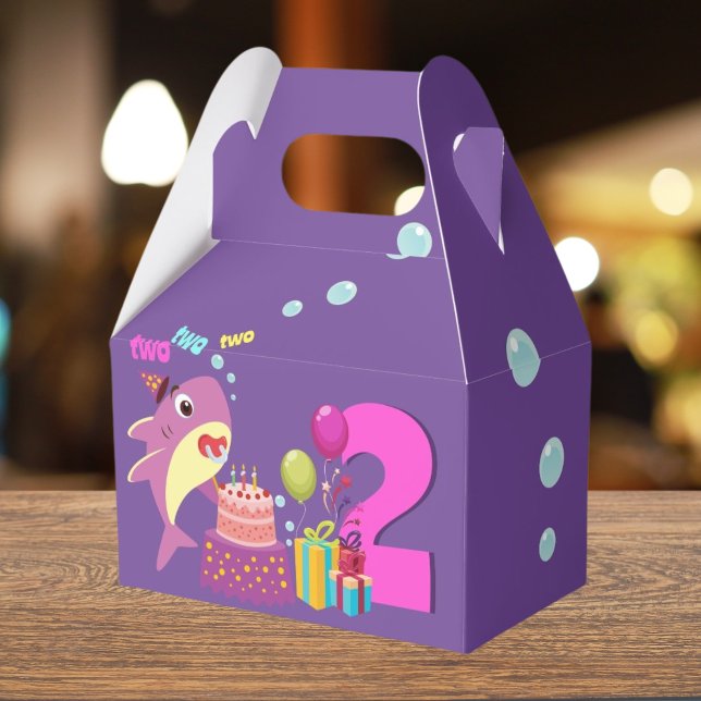 Anpassningsbar Mamma Aunty Pappa pappa Shark Birth Presentaskar (Skapare uppladdad)