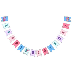 Anpassningsbar Mamma Aunty Pappa pappa Shark Birth Vimplar
