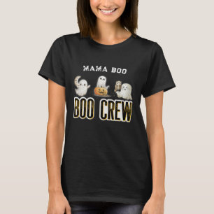 Anpassningsbar Mamma Boo Crew Halloween T Shirt