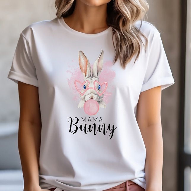 Anpassningsbar Mamma Bunny Sunglasses Matching Fam T Shirt (Skapare uppladdad)