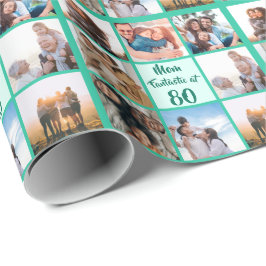 Anpassningsbar Mamma fantastisk vid 80-dagars foto Presentpapper