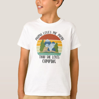 ANPASSNINGSBAR Mamma Kärlek mig mer än hon Kärlek  T Shirt