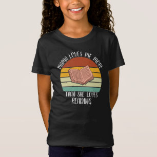 ANPASSNINGSBAR Mamma Kärlek mig mer än Kärlek läse T Shirt