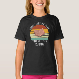 ANPASSNINGSBAR Mamma Kärlek mig mer än Kärlek läse T Shirt