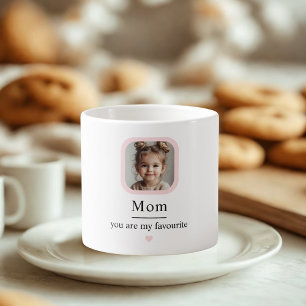 Anpassningsbar Mamma med barnets fotogåva Espressomugg