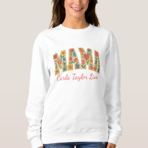 Anpassningsbar Mamma med Kids Namn eller Est-år T Shirt